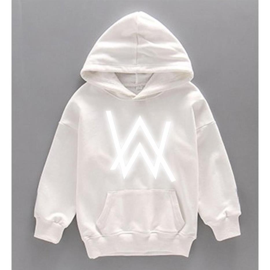 NEW Áo Hoodie Trẻ Em In Hình Alan Walker Phản Quang Siêu Đẹp Form Rộng Vải Nỉ Dầy Ấm Phong Cách Ulzzang