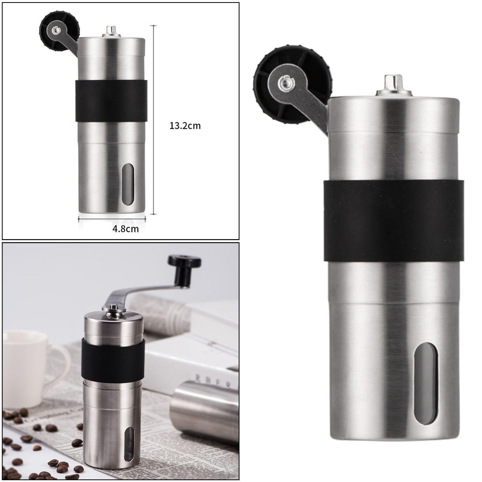 Manual Coffee Grinder 304 Stainless Steel Bean Burr Coffee Grinder for Kitchen Cafe Accessory