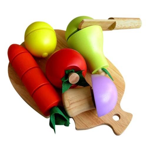 Bộ 5 loại trái cây - Đồ chơi gỗ thông minh Winwintoys cho bé