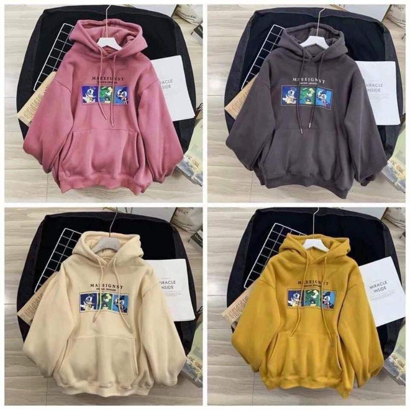 Áo hoodie nỉ bông