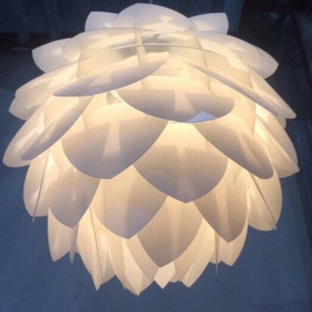 Đèn thả hoa sen trắng DT