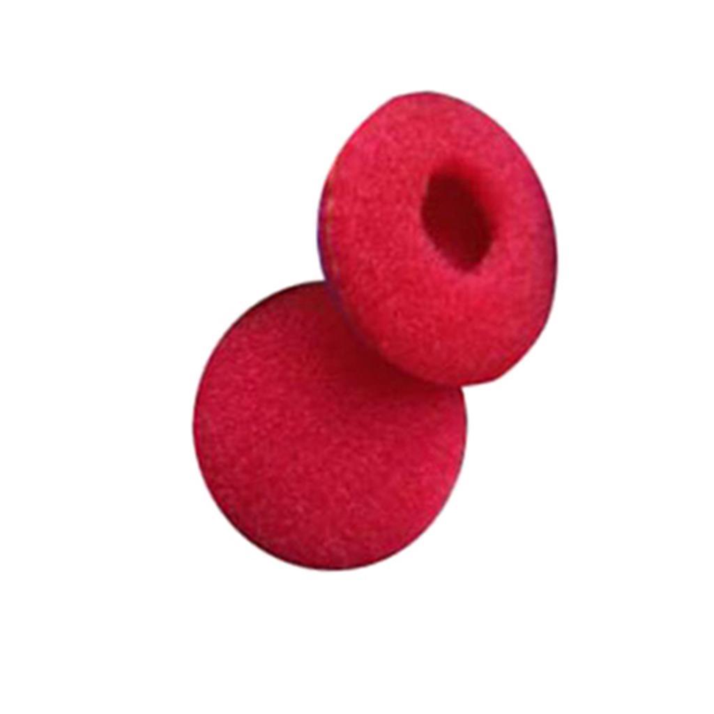 10 Pcs Foam Ear Pad Cover Earphone Earbud Anti-slip for red