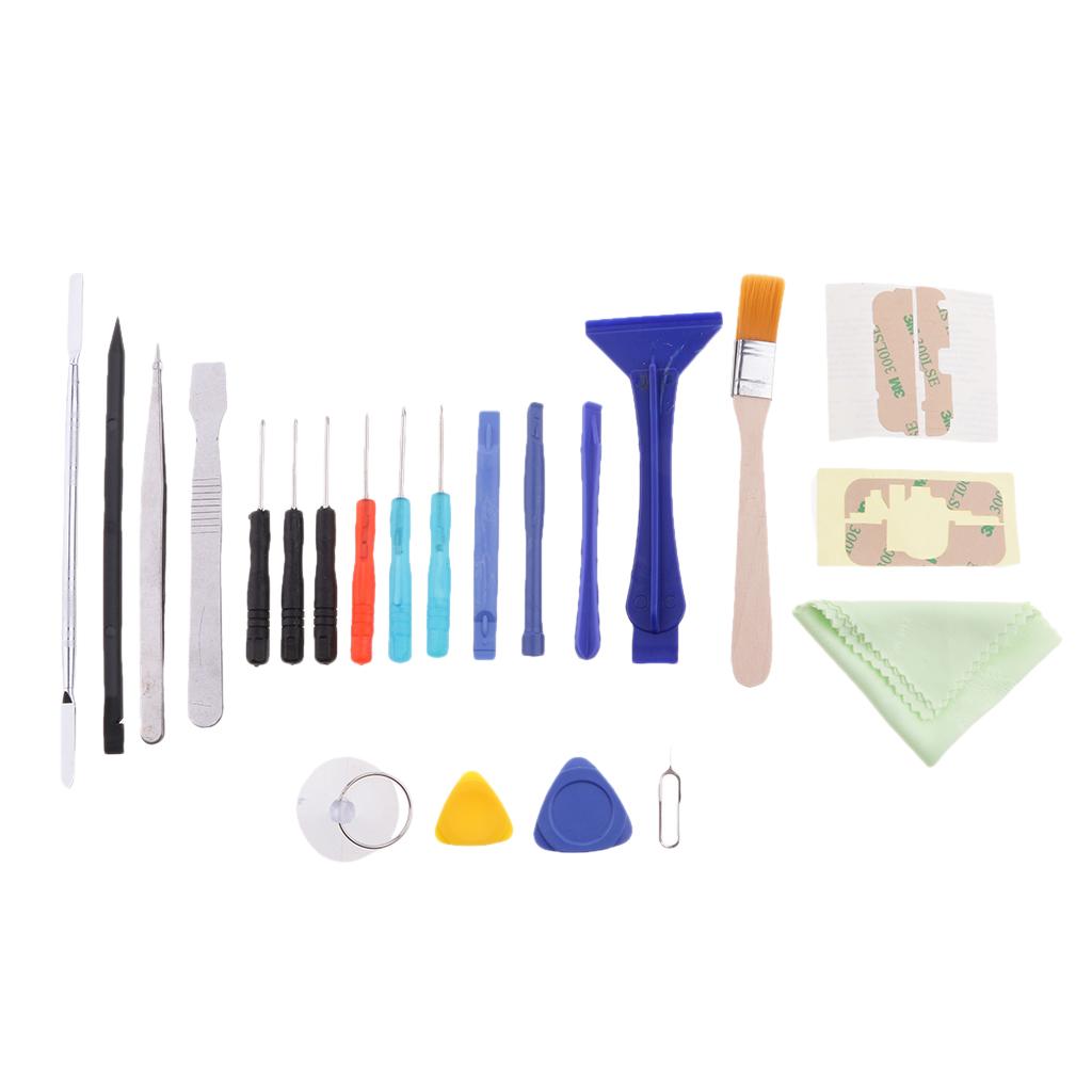 22 In 1 Mobile Opening Repair Tools Kit Disassemble Set For iPhone, iPad, iPod, Galaxy, Cell Phone, Macbook, Laptop, PC and More