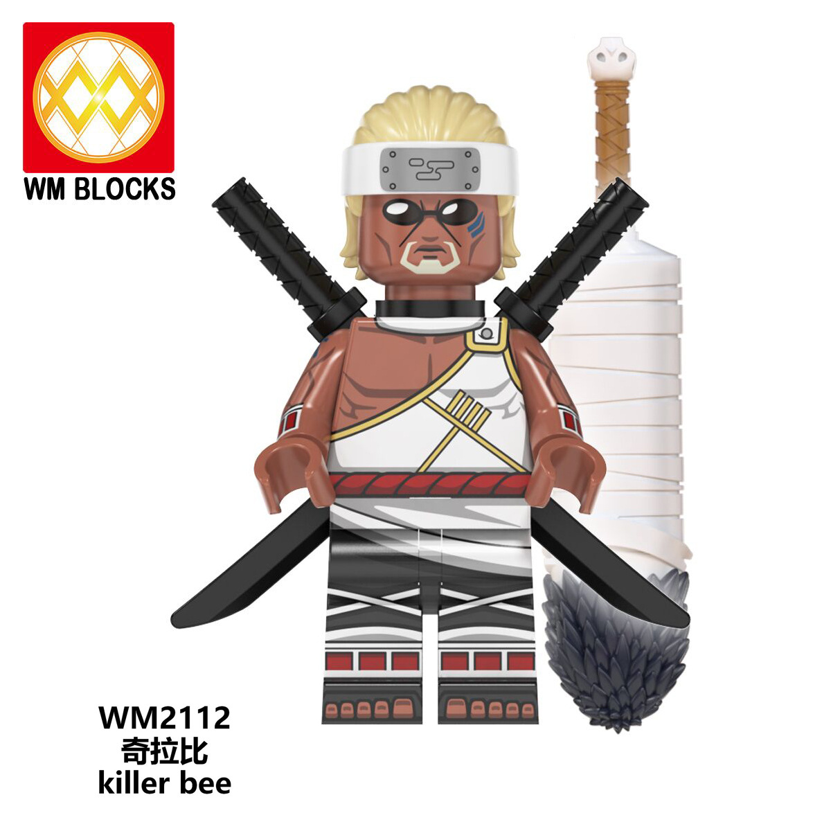 COMBO 8 Minifigures Mô Hình Nhân Vật Uzumaki Naruto Senju Hashirama Killer Bee WM6108 Mẫu Mới Ra Siêu Đẹp