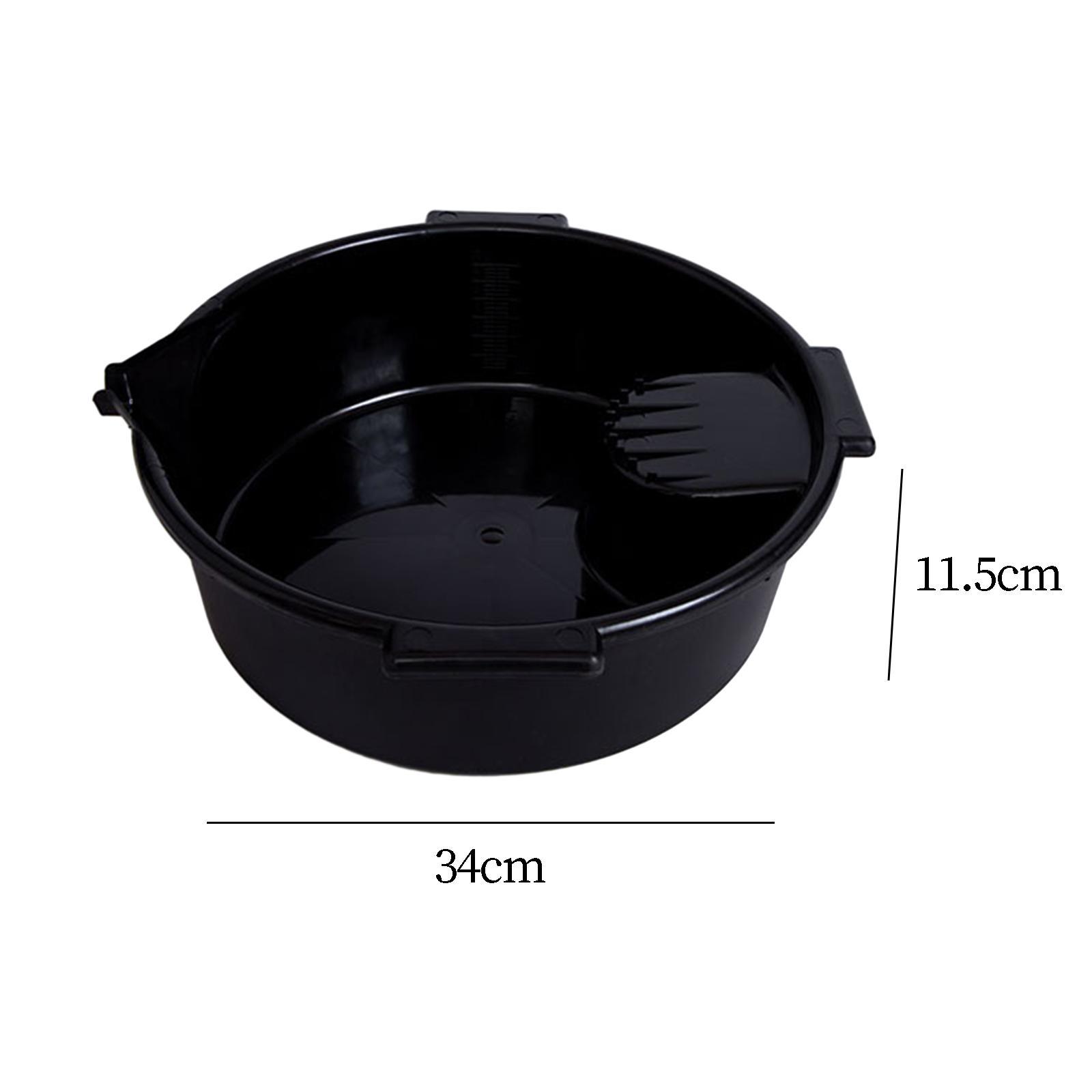 Oil Drain Container Oil Change Pan Heavy Duty Easy Cleaning Prevents Spills Anti  Motor Oil  Pan for Cars Motorcycle