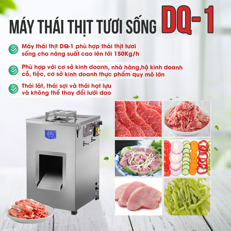 Máy Cắt, Thái Thịt Tươi Sống NEWSUN DQ - 1 - Thái Đa Dạng Kích Thước, Năng Suất Vượt Trội - Hàng Chính Hãng