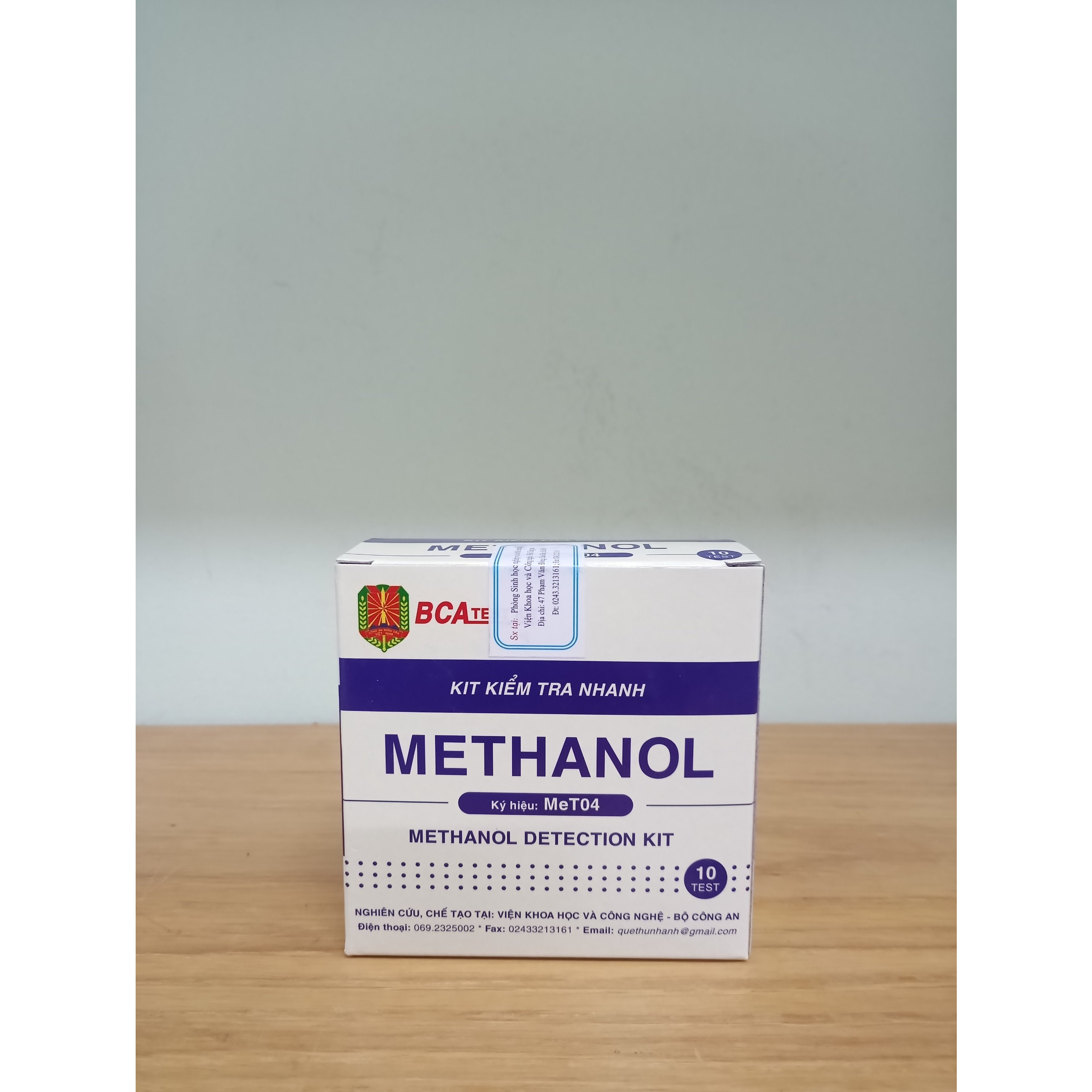 Kit Kiểm Tra Nhanh Methanol