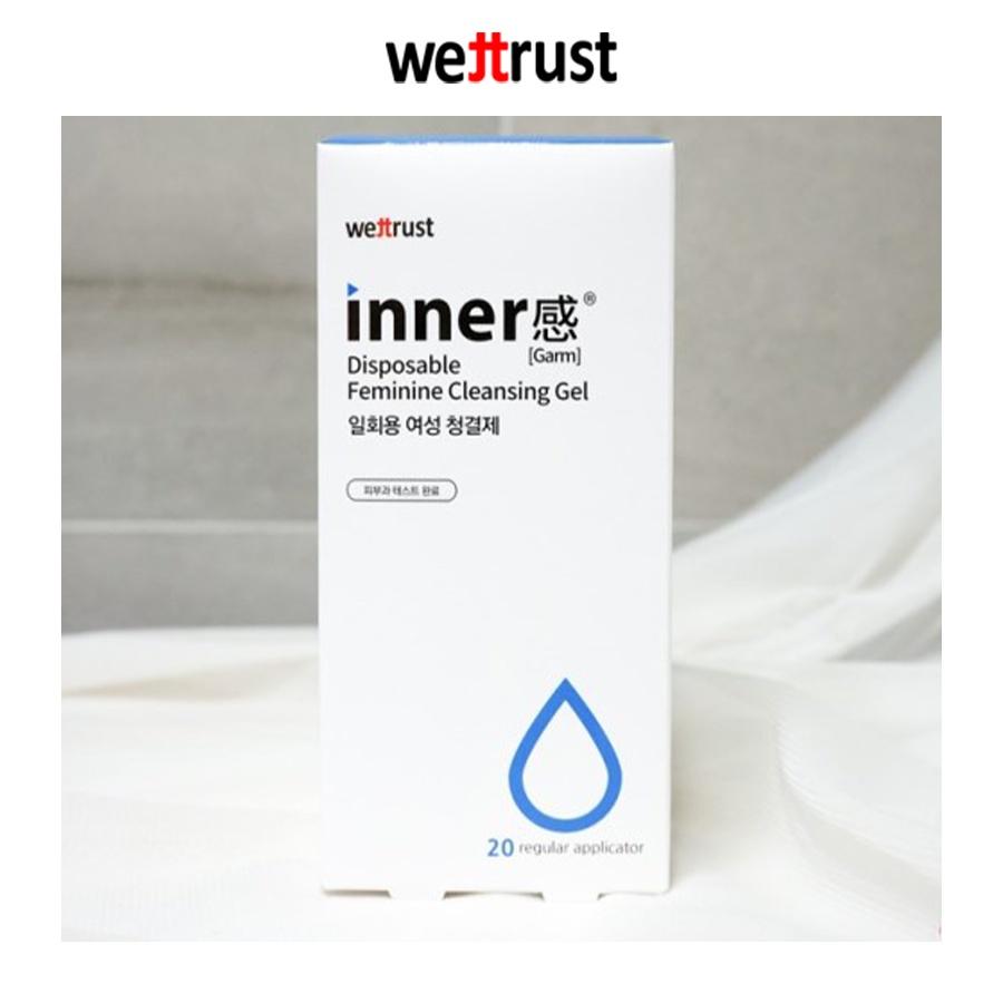 Inner Gel Vệ Sinh Vùng Kín Dạng Gel WETTRUST INNER GARM Disposable Feminine Cleansing Gel x 5 Ống