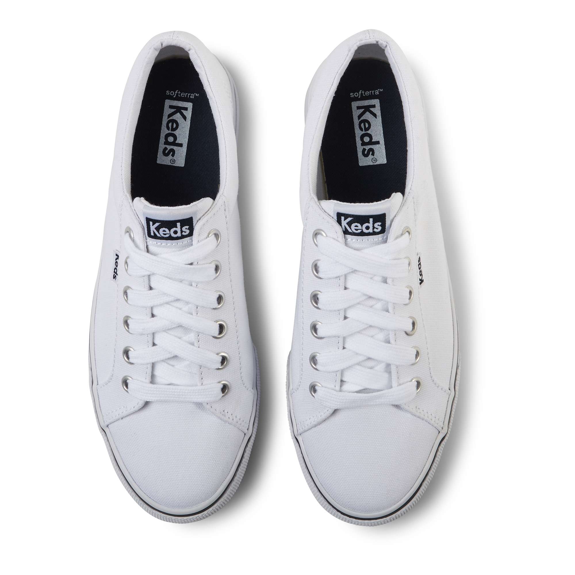 Giày Thể Thao Keds Nữ- Jump Kick Canvas White- KD066752