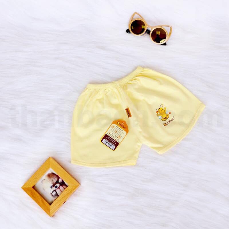 Combo 5 quần ngắn sơ sinh vải 100% cotton đủ màu xinh xắn cho bé