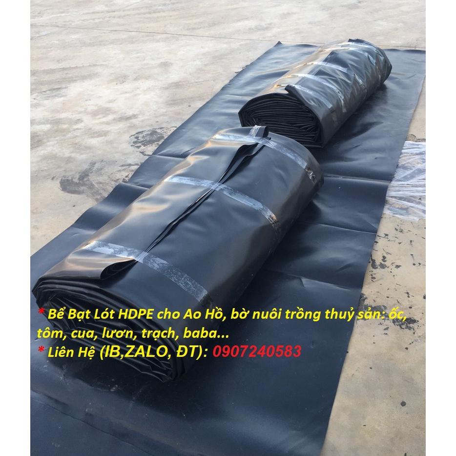 BẠT LÓT AO HỒ BỀN RẺ ĐẸP HDPE KHỔ RỘNG 5M