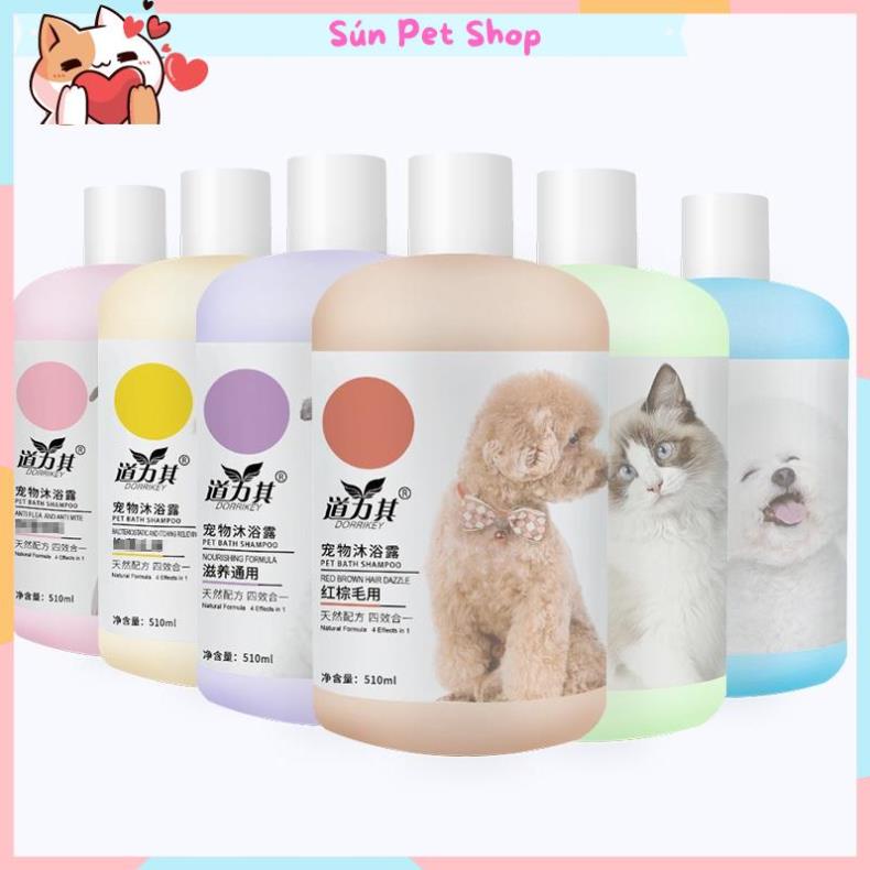 Sữa tắm cho chó mèo Dorrikey 510ml