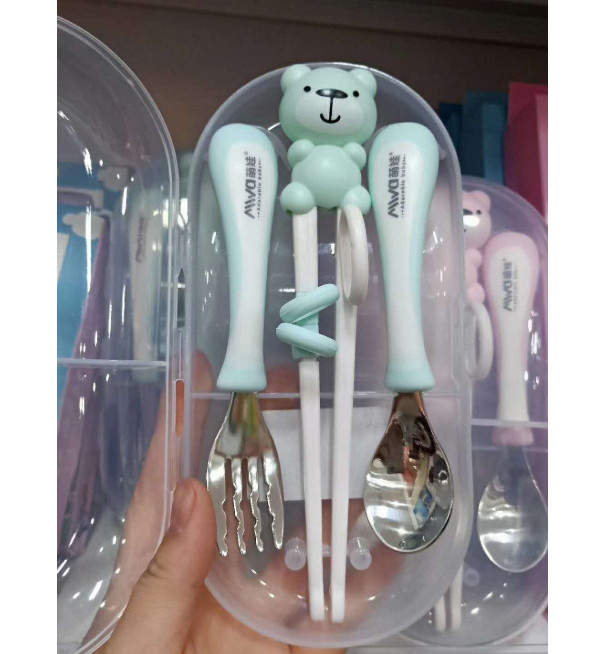 Bộ Thìa Dĩa Đũa Tập Ăn Dặm Cho Bé