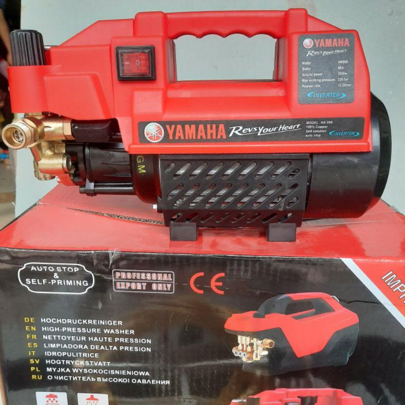 Máy rửa xe áp lực cao YAMAHA- YA 998 hàng loại 1 mô tơ 100% dây đồng đầy đủ phụ kiện