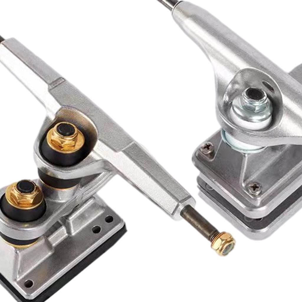 1 Pair Skateboard Trucks 6.25 inch for Longboard Decks Cruise Skate Board