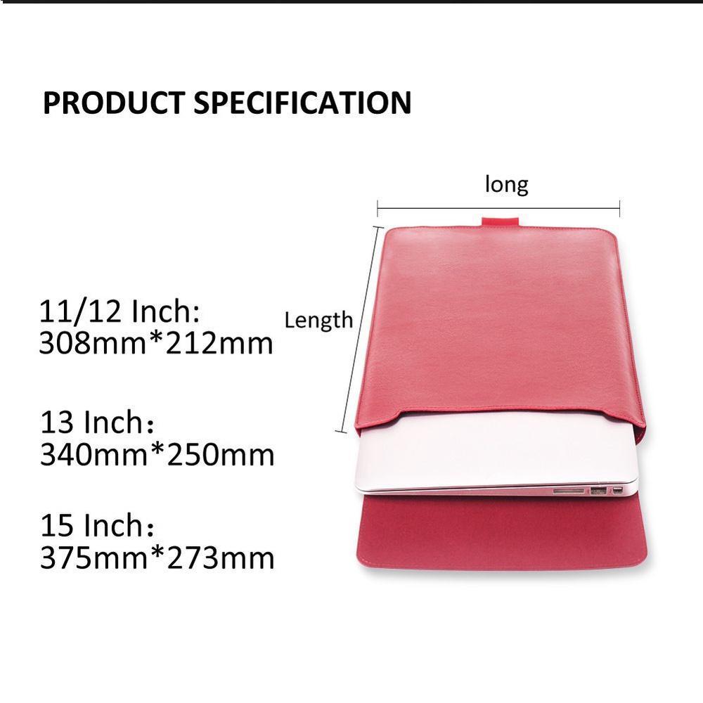 Túi da PU đựng laptop 11/13/15 inch chống sốc đa năng nhiều màu tùy họn