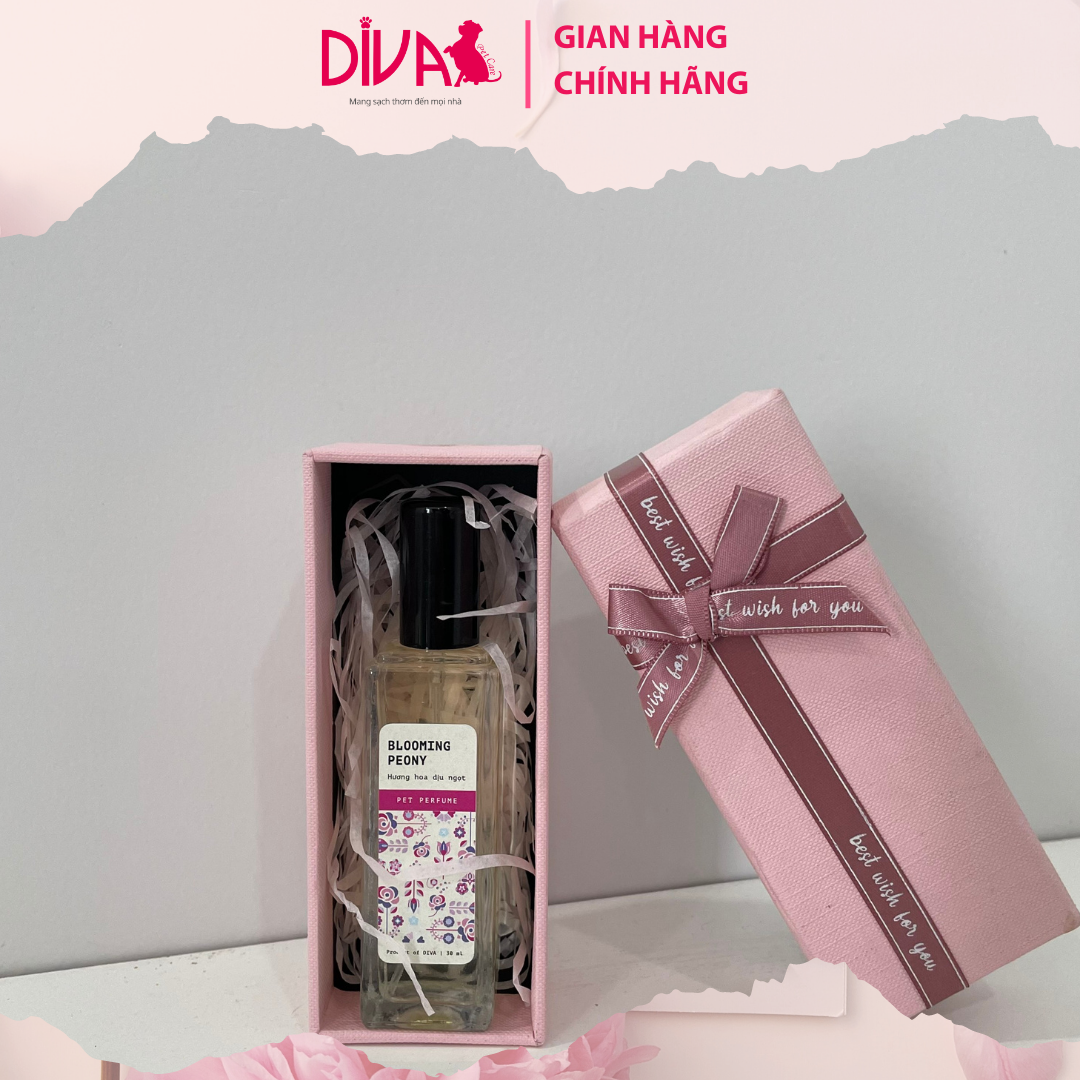 NƯỚC HOA CAO CẤP CHO THÚ CƯNG DIVA - BLOOMING PEONY 30ML