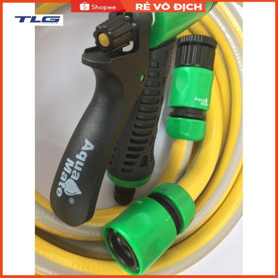 Vòi tưới cây rửa xe 6m-7m-8m tay bóp tùy chỉnh nhiều chế độ M498.319.622