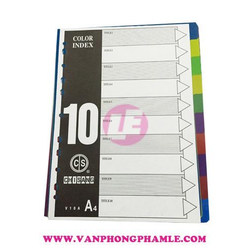 Bìa phân trang 10 màu CS