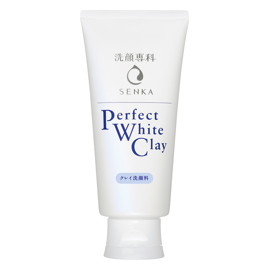 Sữa Rửa Mặt Tạo Bọt Chiết Xuất Đất Sét Trắng Senka Perfect White Clay New 14840 (120g)