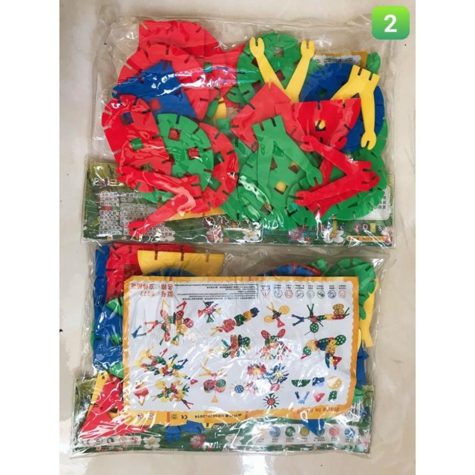 Bộ Lắp Ghép Bằng Nhựa Thông Minh Cho Bé M1-22
