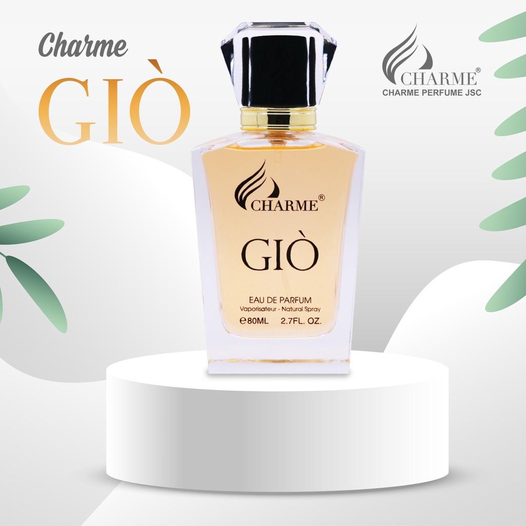 Nước hoa nam cao cấp Charme Giò 80ml hương trái cây ngọt ngào ấm áp lưu hương lâu độ tỏa hương xa