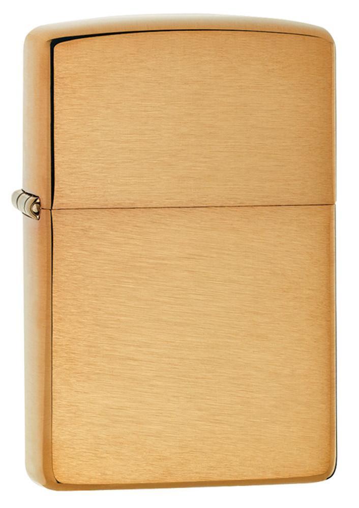 Bật Lửa Zippo Brushed Brass 204B