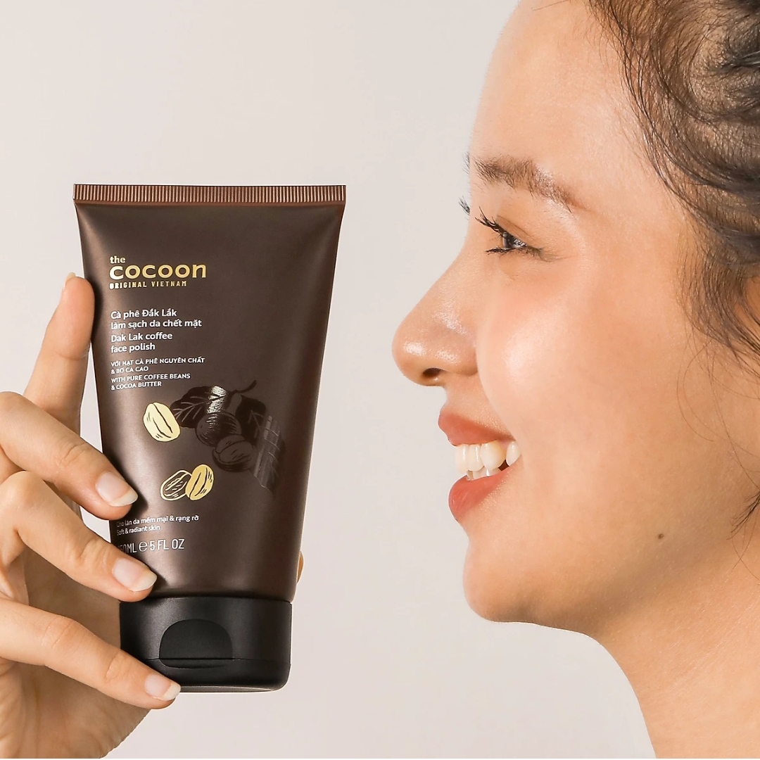 Tẩy da chết mặt Cocoon giúp da sáng mịn đều màu 150ml - Thanh Mộc Hương Hà Tĩnh