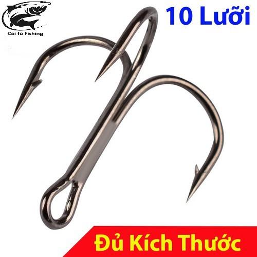 Lưỡi Câu 3 Tiêu - ( 10 chiếc )