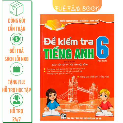 Sách - Đề kiểm tra Tiếng Anh 6 (Kết nối tri thức với cuộc sống)