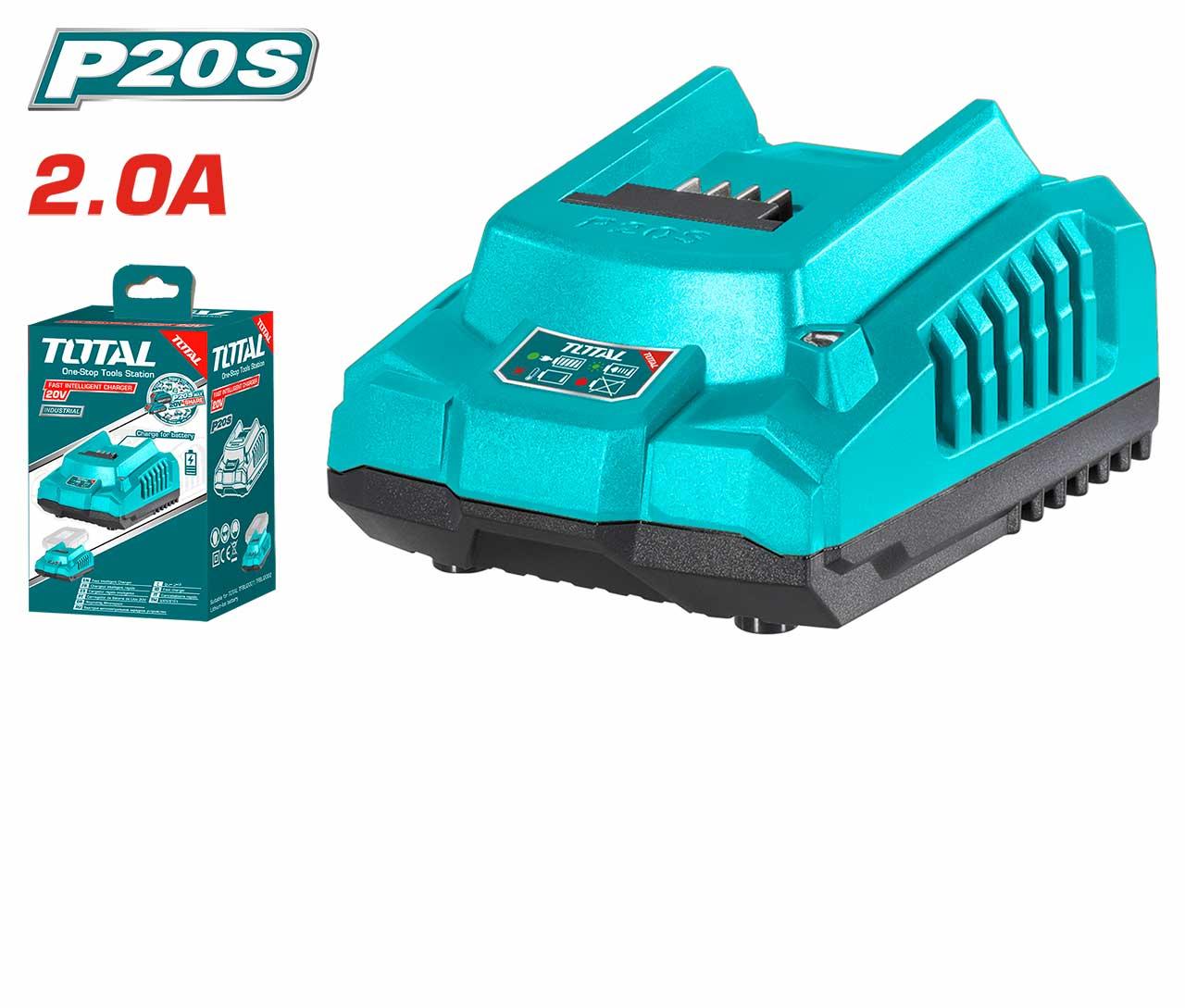 SẠC LI-ION 20V OUTPUT 2.0AMPE TOTAL TFCLI2001 - HÀNG CHÍNH HÃNG