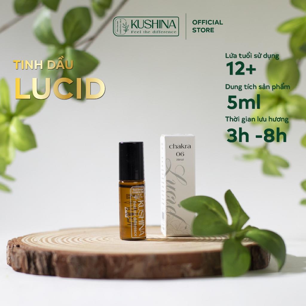 Tinh dầu lăn dược liệu Kushina 4 mùi hương 5ml