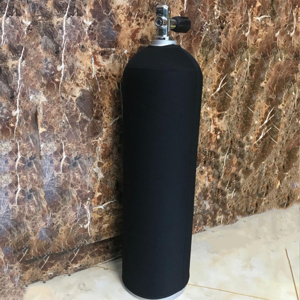 Durable Diving Tank Protector Anti-Slip Dive Tank Cylinder Bottle Cover Black