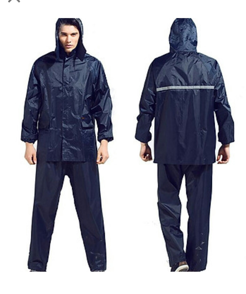 Bộ Áo Mưa Vải Dù Cao Cấp – Không Thấm - size XL từ 55-60kg