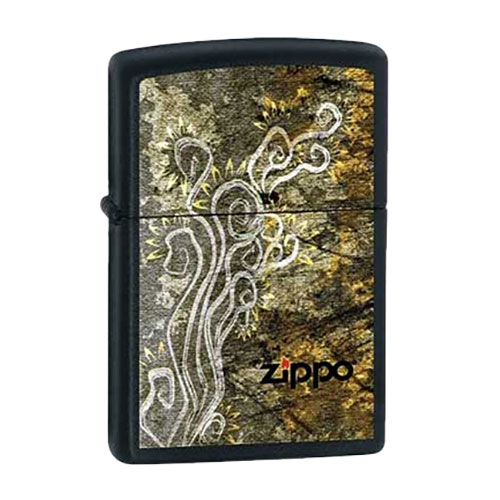 Bật Lửa Zippo 24808 Flavor Of The Sun Black Matte