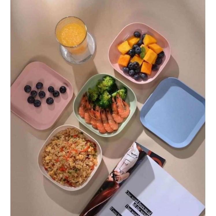 Set 8 đĩa lúa mạch sâu lòng