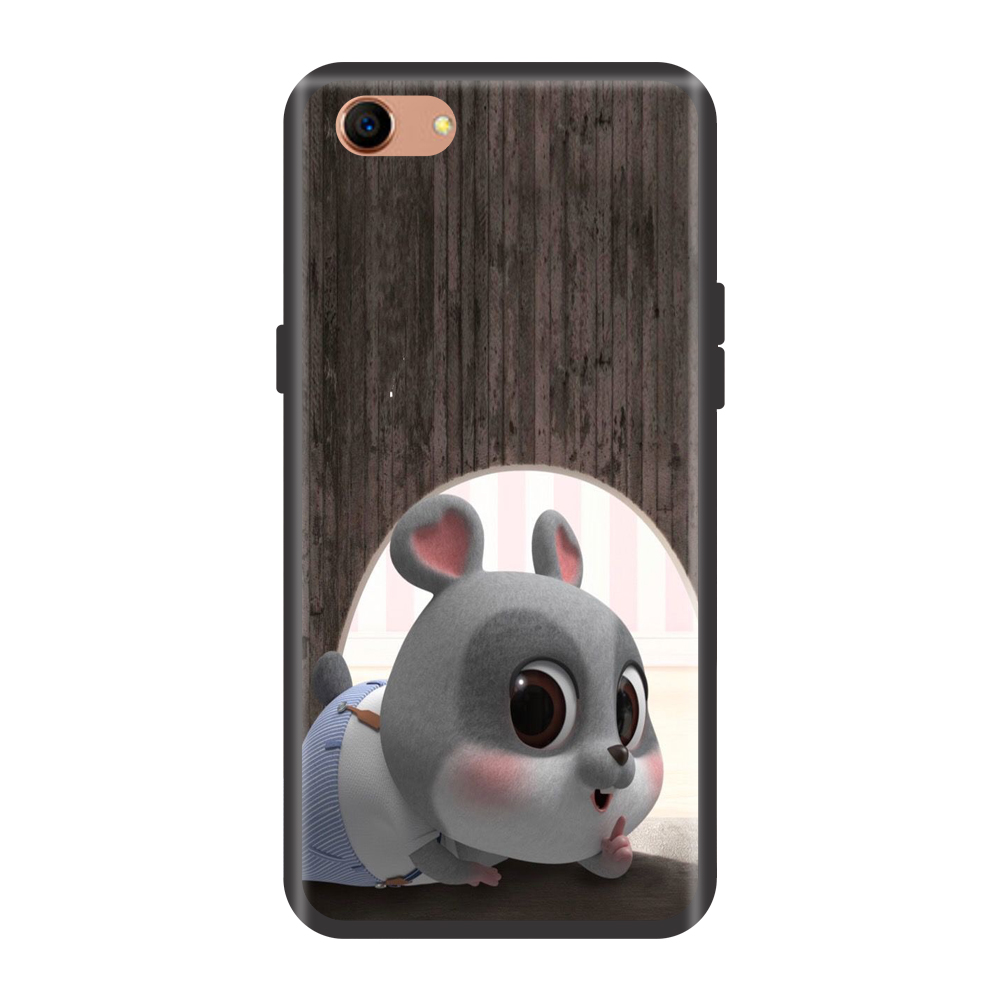 Ốp lưng TPU viền dẻo cho điện thoại OPPO A83 Hình Chuột Tết 2020 - Mẫu 19