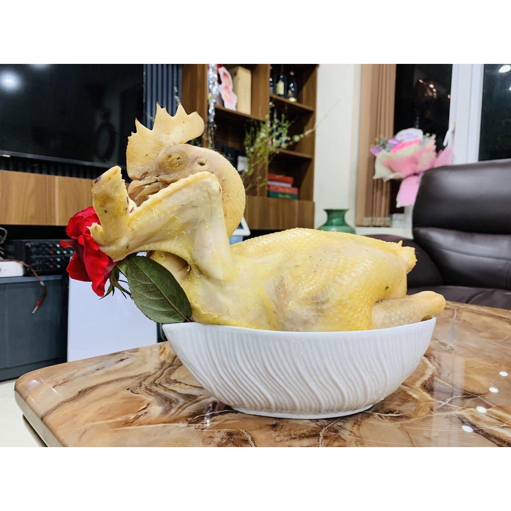 Bát thuyền - Bát đựng gà cúng nguyên con sứ Bát Tràng