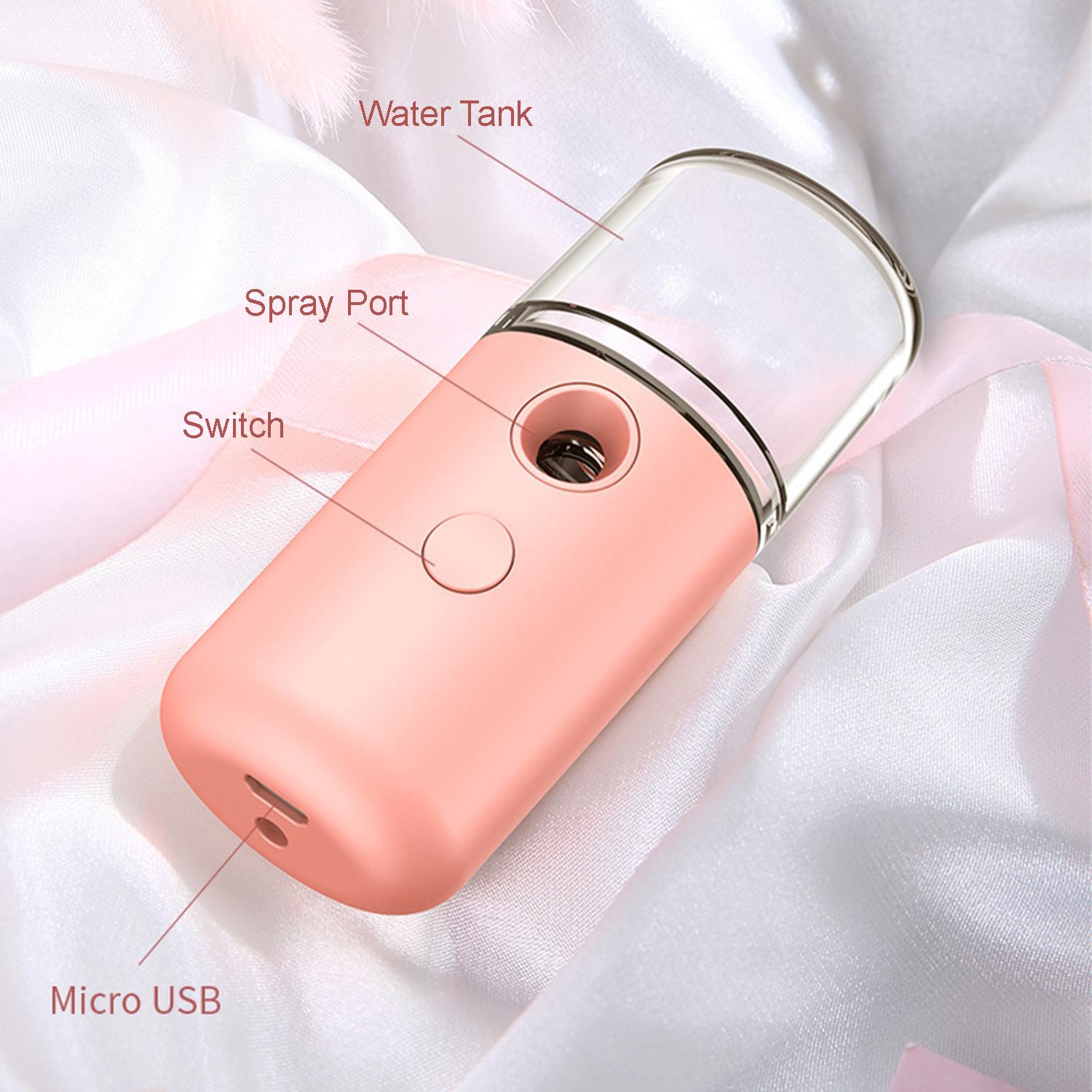Máy xông hơi mặt di động 30ml, ẩm dưỡng ẩm cho mặt sạc USB
