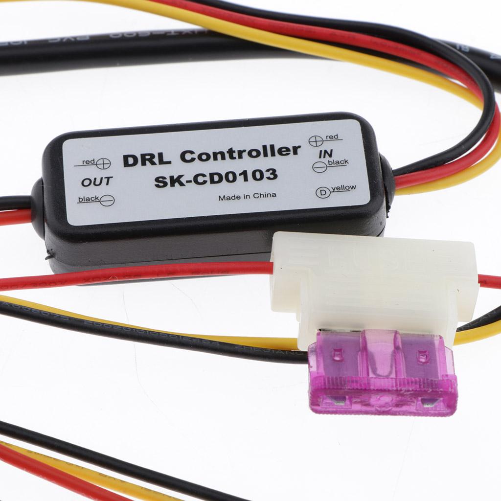Car Daytime Running Light 12-18V 5A Auto DRL