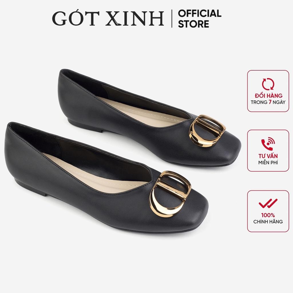 Giày búp bê GÓT XINH B1 da mờ đế bệt