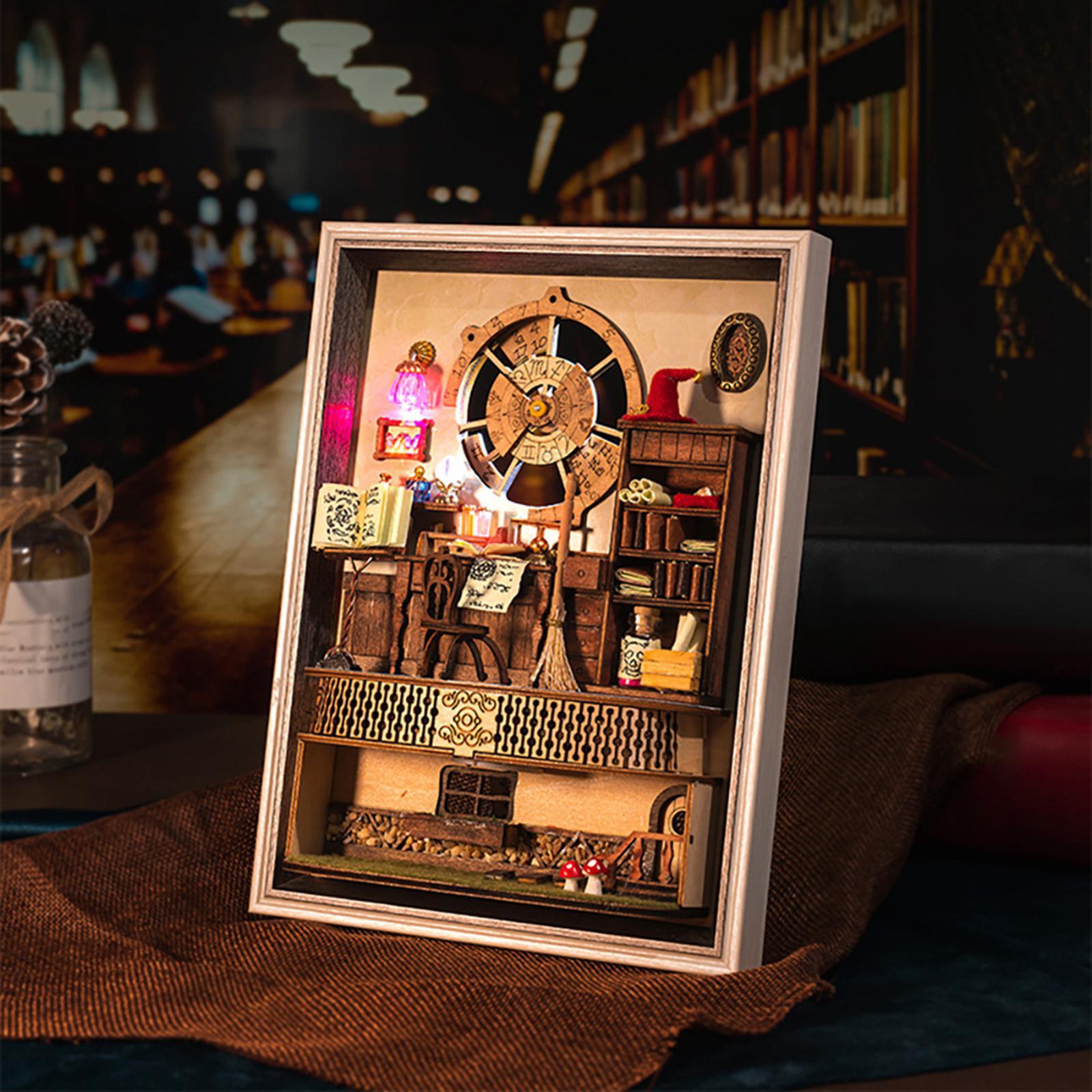 DIY Miniature Dollhouse Kit,3D Puzzle Handcraft Furniture Decoration for Children Kids Birthday Gift