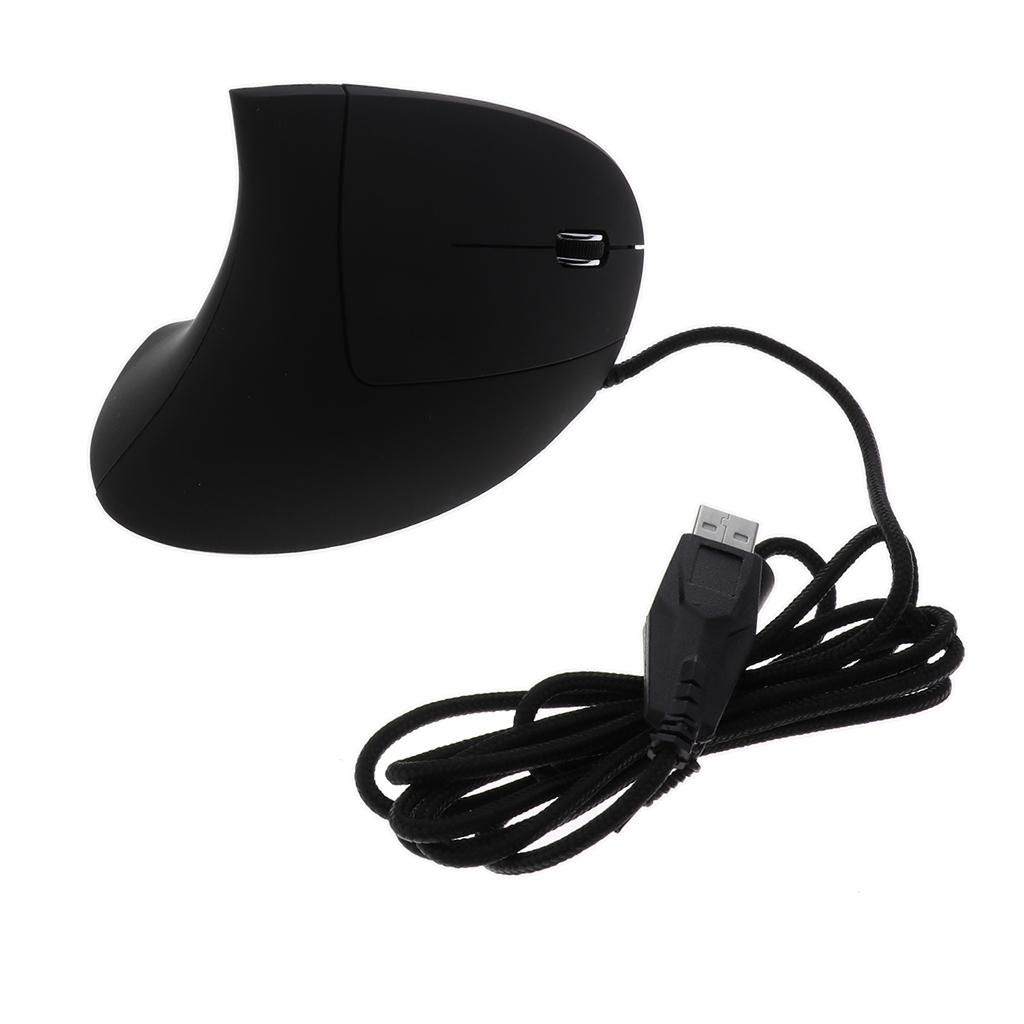 6D 2.4G Wired Optical Gaming Mouse 3200DPI Ergonomic Design Vertical Mice