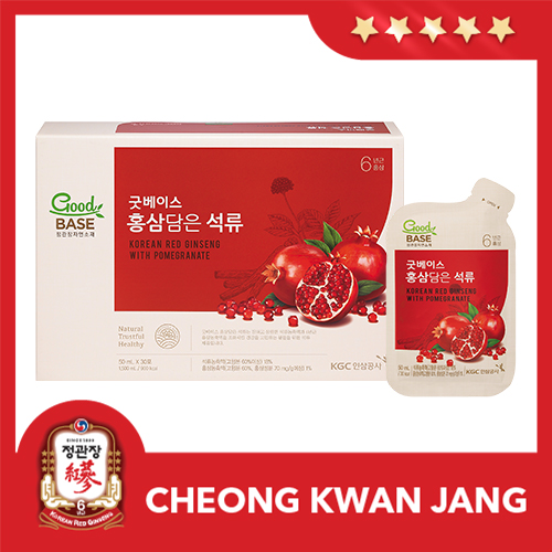 Nước Hồng Sâm Hàn Quốc Goodbase Lựu Đỏ KGC Cheong Kwan Jang (50ml x 30 gói)