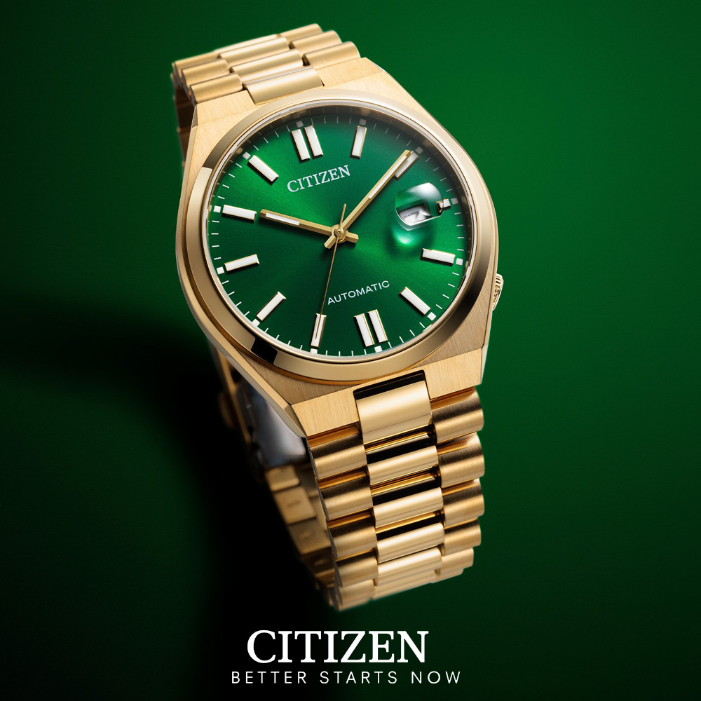 Đồng Hồ Nam Citizen Tsuyosa Dây Thép Không Gỉ Máy Cơ-Automatic NJ0152-51X - Mặt Xanh (Sapphire)