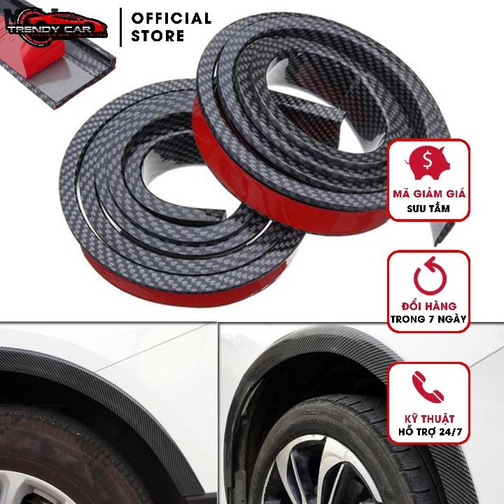 Cuộn Bảo Vệ Cua Lốp Vân Cacbon Chống Trầy Xuốc Cao Cấp - Rộng 4.6 cm dài 1.5m