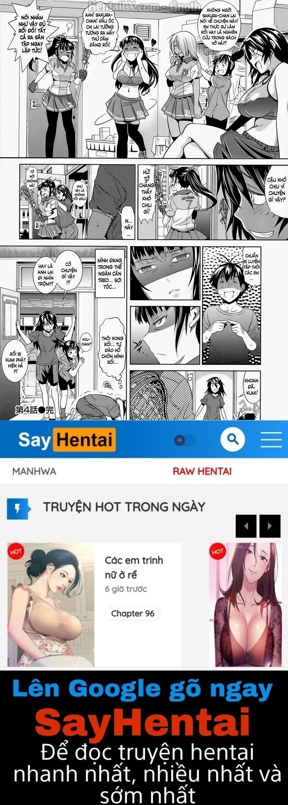 những cô nàng ở clb bóng vợt + sau 2 năm chapter 4 34