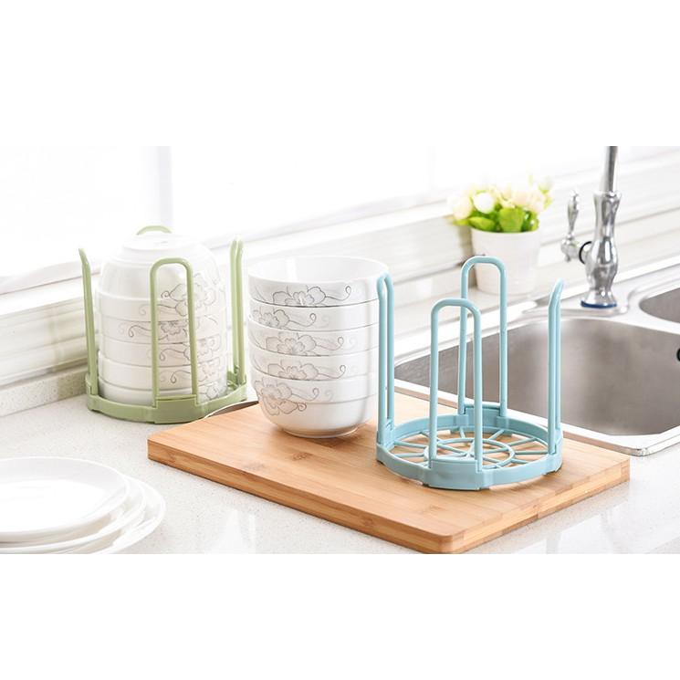 Kệ Úp Chén Đĩa Bát Thoát Nước Bằng Nhựa Sạch Sẽ, Gọn Gàng - Dụng Cụ Nhà Bếp Sạch Đẹp