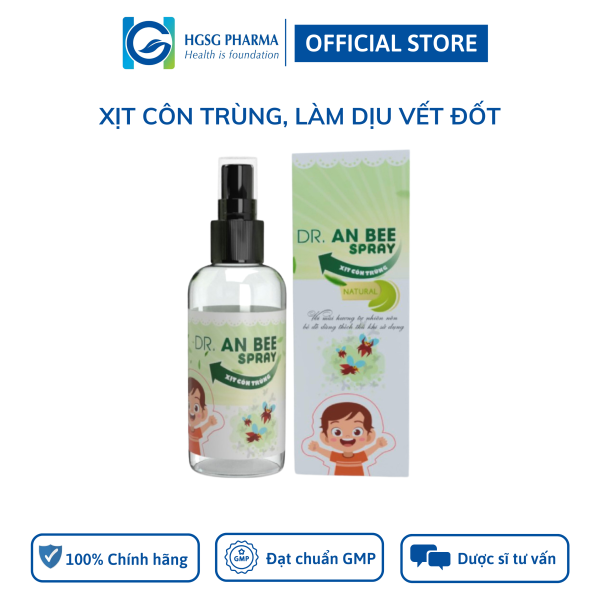 Xịt côn trùng cho trẻ em và người lớn HGSG Pharma DR.ANBEE