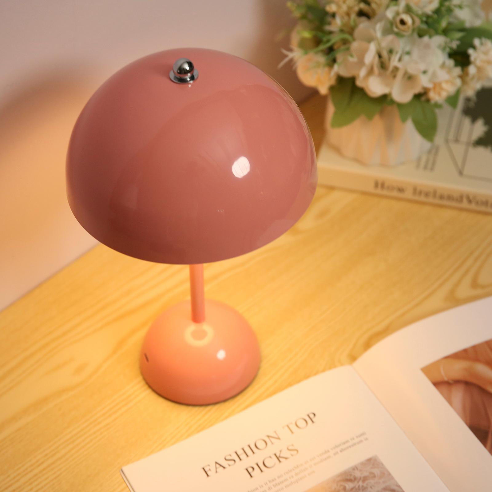 Neoglint USB Rechargeable Table Lamp Touching Control Bedside Night Light Decorative Bedroom Nightstand Lamp